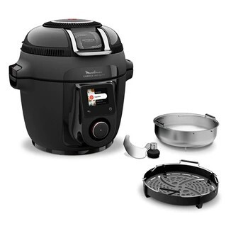 Cookeo Moulinex Infinity CE9828F0 mijoteur, multicuiseur, air-fryer 6.5l, 1600w, 20 modes de cuisson