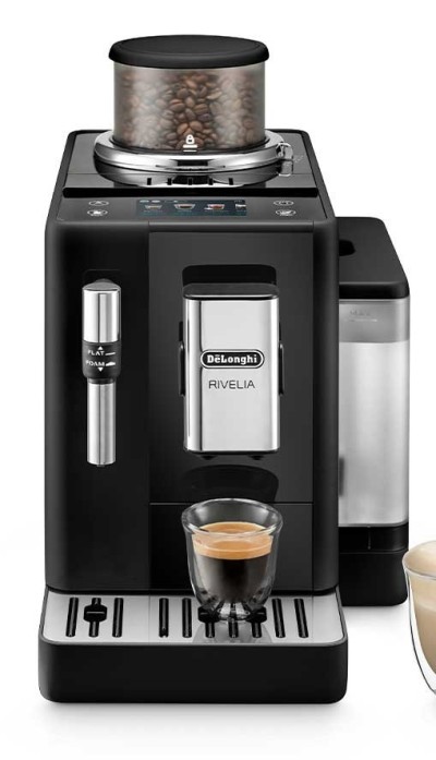 Machine a cafe automatique broyeur Rivelia  FEB4435.B-19Bar-noir-double bac a grain