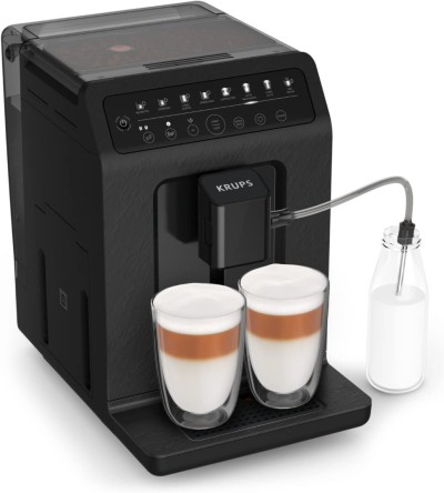 Machine à café grains automatique, 2 boissons simultanées, 8 boissons préréglées