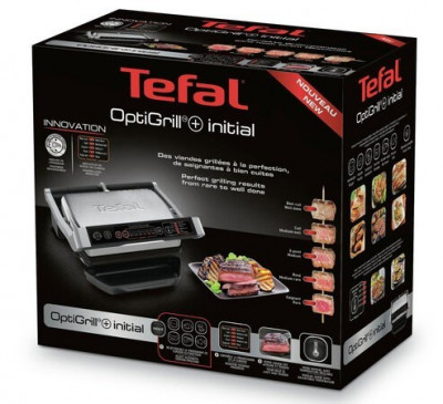 Grille-viande Tefal OPTIGRILL ELITE XL 16 PROGRAMMES AUTOMATIQUES INOX  GC760D12