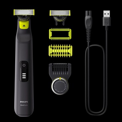 Tondeuse multi usages Oneblade Pro 360 Visage + Corps QP6542/15 100 % étanche autonomie de 90 minute