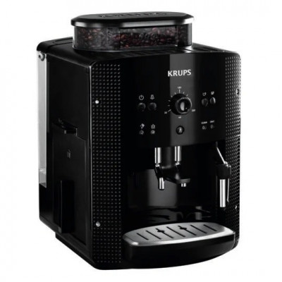 Machine A cafe expresso broyeur à café grains -EA810870 KRUPS-15 Bars - mousseur