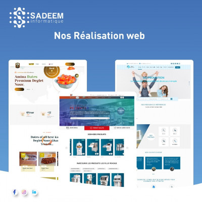 Création des sites web  en Algérie 