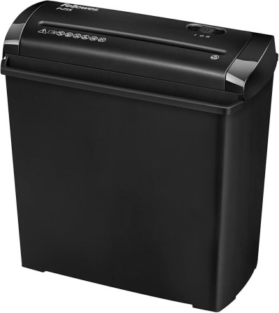 Fellowes Destructeur de Documents Powershred P-25S  11L, Sécurité P1, Noir