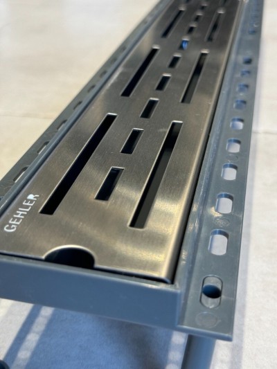 CANIVEAU DE DOUCHE PVC INOX GEHLER 