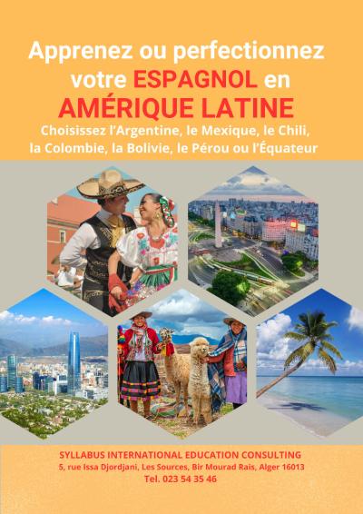 APPRENEZ OU PERFECTIONNEZ VOTRE ESPAGNOL EN ARGENTINE, COLOMBIE, MEXIQUE OU CHILI 