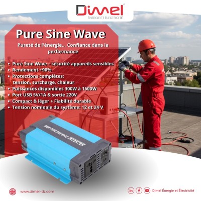 محولات الطاقة الشمسية Pure Sine Wave 12V