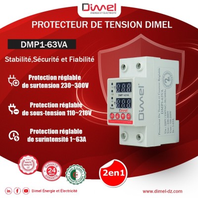 PROTECTEURS DE TENSION Dimel DMP1 63VA