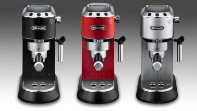  Machines à café DeLonghi Dedica Style EC685.M disponible 3 couleur noir rouge inox 