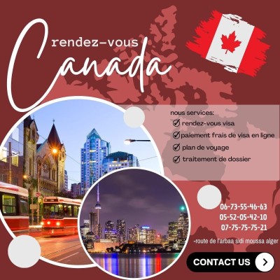Traitement De Dossier visa CANADA  