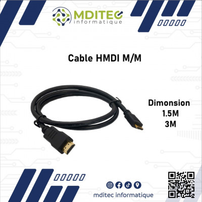 CABLE HDMI 1.5M/3M/5M/10M/20M/25M/30M