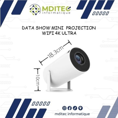 DATA SHOW MINI  PROJECTION WIFI AINDROID 4K ULTRA