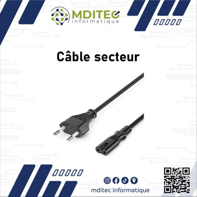 cable secteur 1.5 m 