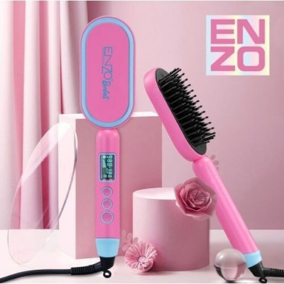 coiffure-enzo-professional-brosse-lissante-chauffante-barbie-edition-bab-ezzouar-alger-algerie