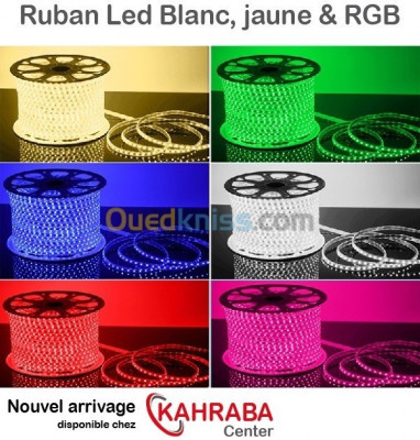 Ruban Led + Télécommande - Jeux De Lumière Multicolore - Prix en Algérie