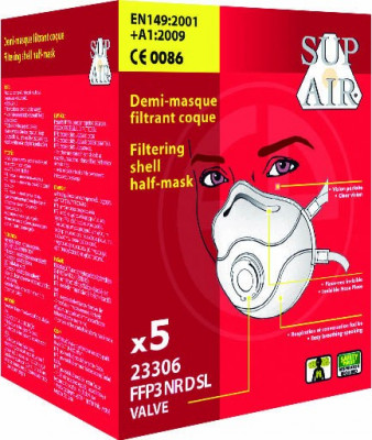 Masque FFP1 - FFP2 - FFP3 / KN95 / Masque Respiratoire Coverguard PANAREA 