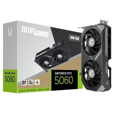 ZOTAC GAMING GEFORCE RTX 5060 TWIN EDGE - 8GB GDDR7 - DLSS 4 - RAY TRACING - HDMI/DP - BLACK