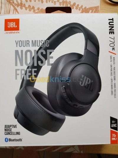 JBL TUNE 770NC CASQUE SANS FIL - SUPRA-AURICULAIRE  BLUETOOTH 5.3 - RÉDUCTION DE BRUIT - NOIR