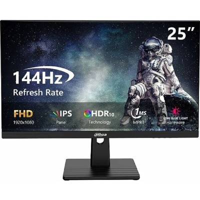 DAHUA LM25-B221B - ECRAN GAMING 25" FHD - DALL IPS - 144HZ - 1MS - VESA - HDMI / DP - BLACK