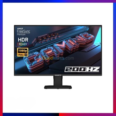 GIGABYTE GS25F2 - GAMING MONITEUR 24.5" FHD - 200 HZ - ULTRA FAST IPS - 1MS - HDR10 -HDMI/DP - BLACK