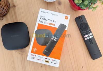 XIAOMI TV BOX S 3RD GEN 4K - GOOGLE TV - 32GO - 2Go - WI-FI 6 - HDMI 2.1 - BLUETOOTH 5.2 - NOIR 