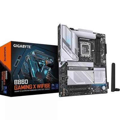 GIGABYTE B860 GAMING X WIFI 6E - CARTE MÈRE MICRO ATX - SOCKET INTEL 1851 - 4x DDR5 - 2xM.2 -BLACK