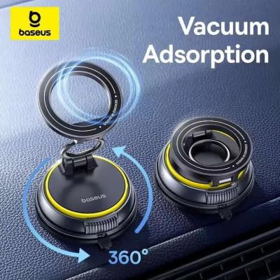 BASEUS PRIMETRIP VC2 FLEX - SUPPORT VOITURE MAGNÉTIQUE - ROTATION 360 - DESIGN PLIABLE - NOIR