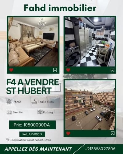 Vente Appartement F4 Oran Oran