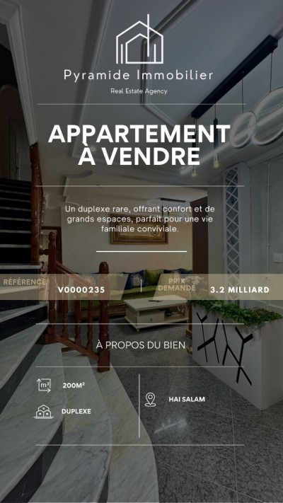 Vente Appartement F8 Oran Bir el djir