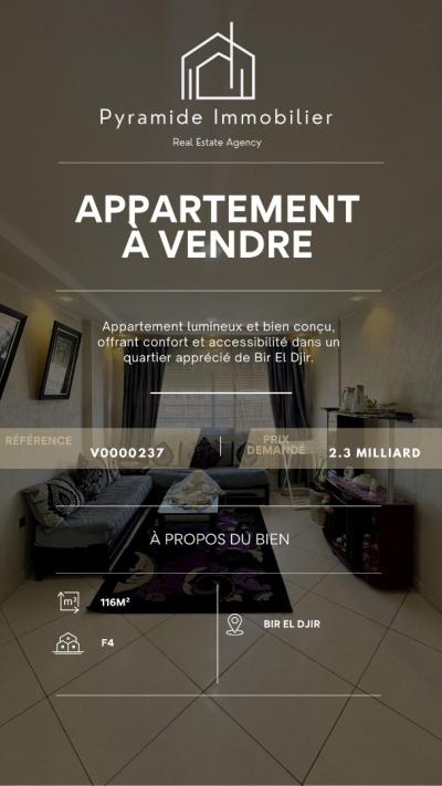 Sell Apartment F4 Oran Bir el djir
