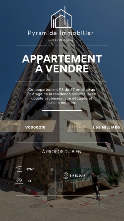 Sell Apartment F3 Oran Bir el djir