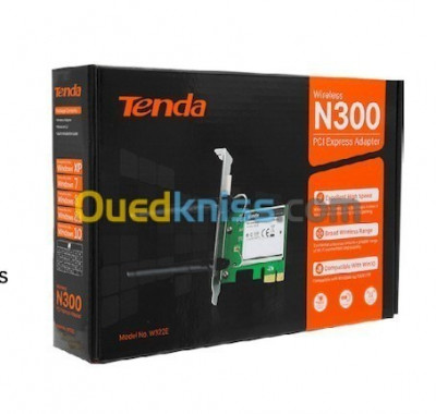 Carte Adaptateur TENDA W322E PCI EXPRESS WI-FI N300 2 ANTENNES 300mbps