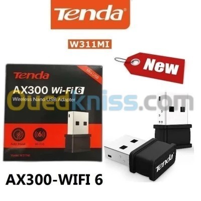 CLE WIFI USB NANO TENDA W311MI 300N WIFI6