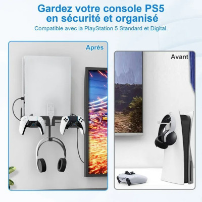 SUPPORT PS5 PLAYSTATION 5 SLIM FAT MURAL 