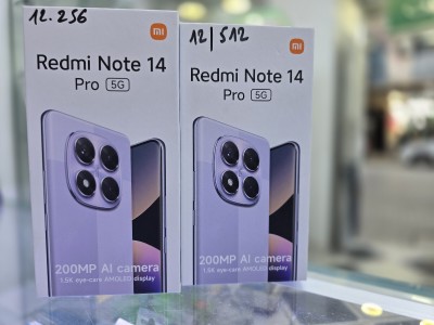 Xiaomi Redmi note 14 pro 5G 256GB/12Ram avec chargeur