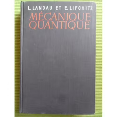 books-magazines-mecanique-quantique-par-lev-landau-alger-centre-algiers-algeria