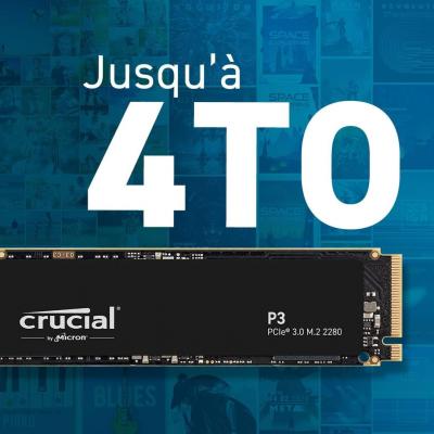 Crucial ssd 1to p3 plus M.2 nvme - Alger Algeria