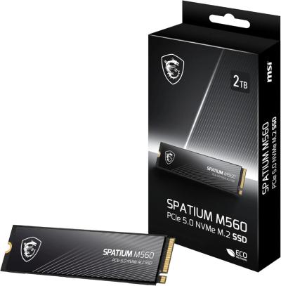 SSD NVMe Msi Spatium M560 2 TB GEN5