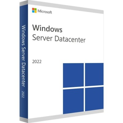 Licence windows server 2022 Datacenter Coffret (made in USA) [64bit English 1pk DSP OEI DVD 16 Core]