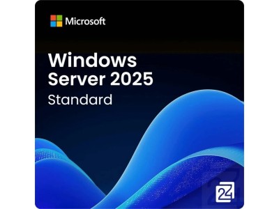 Licence windows server 2025 Standard  Coffret (made in USA) [64bit English 1pk DSP OEI DVD 16 Core]