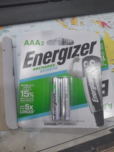 Pile rechargeable Energizer AAA HR03 1.2V 800mAH (paquét de 2) Original