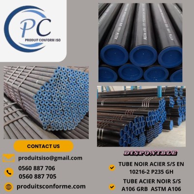TUBE ACIER NOIR SANS SOUDURE EUROPEEN
