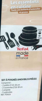 grill-panineuses-tefal-set-a-poignee-amovible-batterie-8-piece-bir-el-djir-oran-algerie