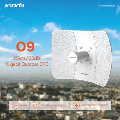 reseau-connexion-tenda-cpe-o9-antenne-wifi-5-jusqua-867-mbps-long-distance-boudouaou-boumerdes-algerie