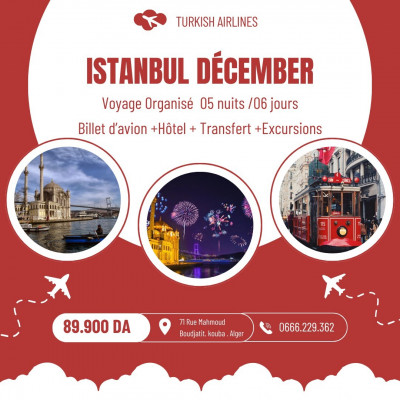 voyage-organise-istanbul-decembre-kouba-alger-algerie