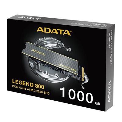 DISQUE DUR INTERNE 1TB ADATA SSD NVME LEGEND 860 GEN4 WITH SPEED (6000/5,000MB/S)