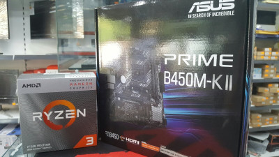 ASUS Prime B450M-K II AMD B450 Emplacement AM4 Micro ATX 