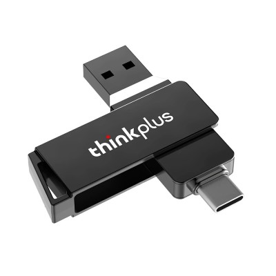Lenovo ThinkPlus Clé USB 3.2 de Type C, Disque U Rotatif en Métal, OTG 128 Go