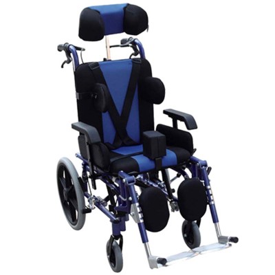 FAUTEUIL ROULANT IMC ENF BLEU