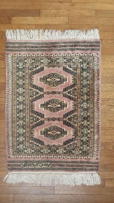 Tapis persan Meymeh Kashan, Iran, fait main, signé